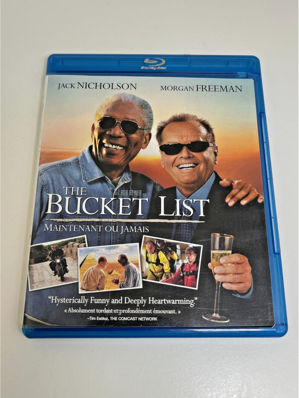 The Bucket List Blu-ray Jack Nicholson Morgan Freeman Bilingual Canadian Edition